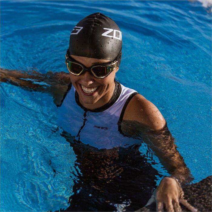 2024 Zone3 Venator-x Schwimmbrille Sa21gogve - Schwarz / Gold